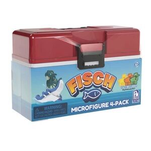Fisch Microfigure Mystery 4-Pack [4 RANDOM Figures & 1 DLC Included!] Red